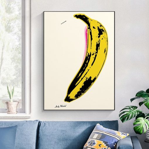 Andy Warhol banana Pop Art Decoration Painting Canvas Painting Posters and Prints Wall for Living Room 2