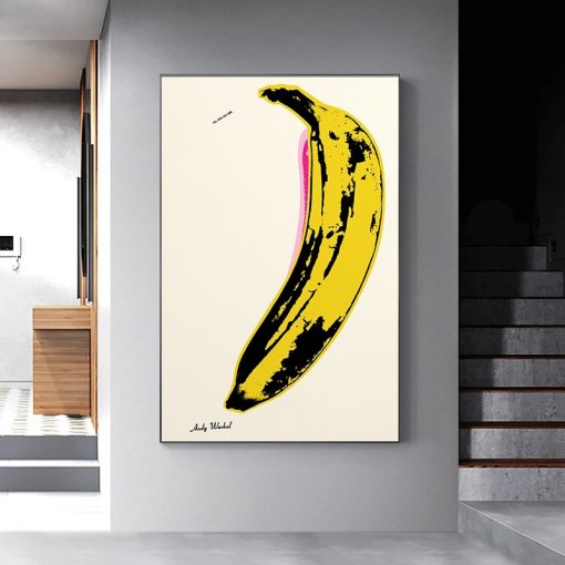 Andy Warhol banana Pop Art Decoration Painting Canvas Painting Posters and Prints Wall for Living Room