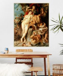 Citon Peter Paul Rubens The Union of Earth and Water Canvas Art Oil Painting Artwork Picture 3