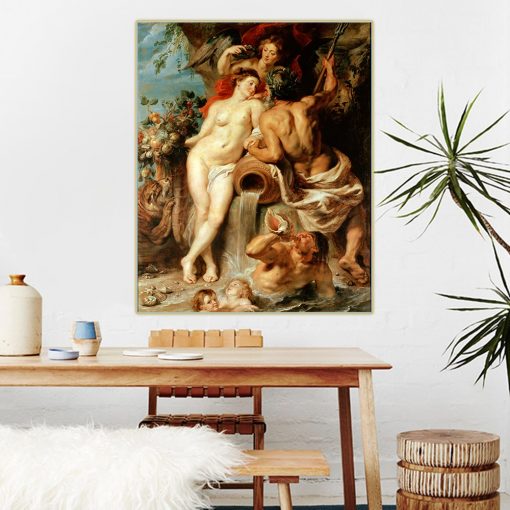 Citon Peter Paul Rubens The Union of Earth and Water Canvas Art Oil Painting Artwork Picture 3