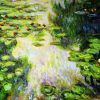 Famous Claude Monet Oil Reproductions Water Lilies Flower Landscape Painting Canvas Art Wall Decor No Prints