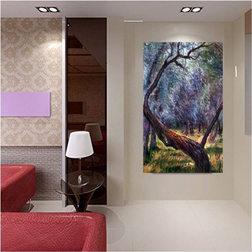 Famous Oil Painting on Canvas Claude Monet Wall Art Olive Trees Study Hand Painted Oil Reproductions 5