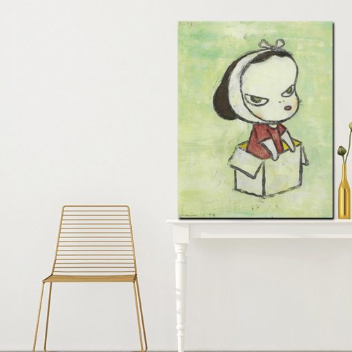 HD Print Canvas Art Pictures Yoshitomo Nara Cartoon Sleepwalking Doll Drawing Japanese Painting Poster For Baby 1