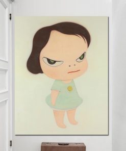 HD Print Canvas Art Pictures Yoshitomo Nara Cartoon Sleepwalking Doll Drawing Japanese Painting Poster For Baby 2