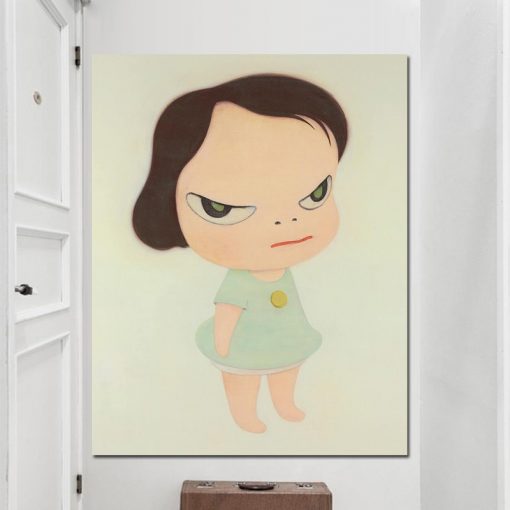 HD Print Canvas Art Pictures Yoshitomo Nara Cartoon Sleepwalking Doll Drawing Japanese Painting Poster For Baby 2