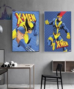 Marvel Cartoon Canvas X Men Classics Art Pictures Poster Canvas Painting Wall Home Print on Decor 3