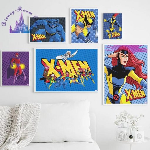 Marvel Cartoon Canvas X Men Classics Art Pictures Poster Canvas Painting Wall Home Print on Decor