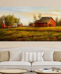 Modern Claude Monet Impression Pastoral Landscape Poster HD Print Abstract Oil Painting on Canvas Wall Picture 2