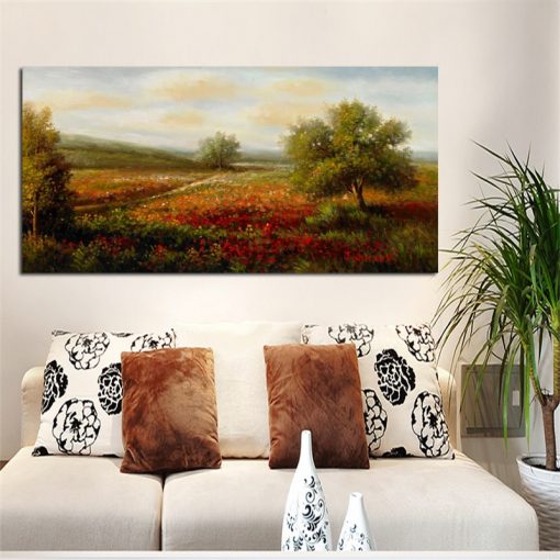 Modern Claude Monet Impression Pastoral Landscape Poster HD Print Abstract Oil Painting on Canvas Wall Picture 3