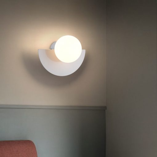 Wall Lamp Nordic LED Bedroom Bedside Simple Colored Designer Creative Living Room Aisle Corridor Study Indoor 4