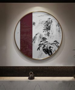 Ancient Traditional Chinese Guest Greeting Pine Art Canvas Posters Paintings Wall Picture Print Home For Living 2