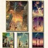 Japanese Shinkai Makoto s Director Anime Movie Your Name Kraft Paper Poster Bedroom Dormitory Bar Cafe