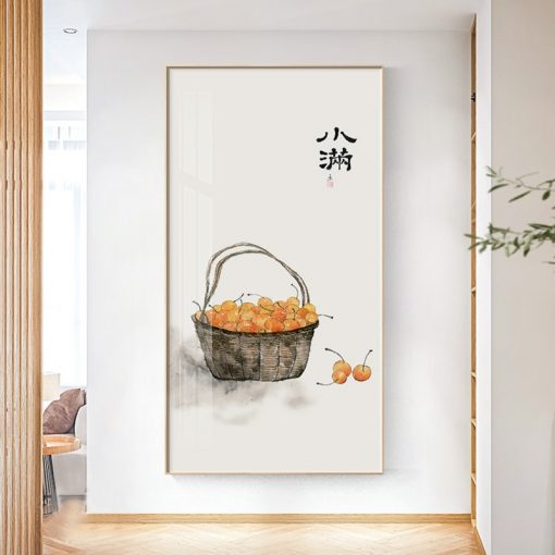 Modern Traditional Chinese Canvas Art Painting Print Still Life Poster Character Wall Pictures for Living Room 4