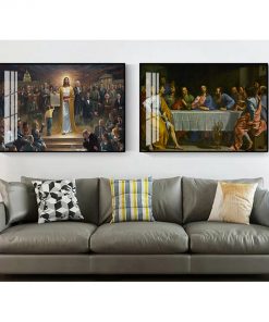 Pictures For Living Room Home Decor Unframed Painting Jesus Christ Rescue World Posters And Prints Canvas 2