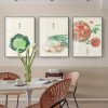 Tradictional Chinese Style Vegetable Canvas Painting for Living Room Bedroom Picture Print Still Life Wall Art