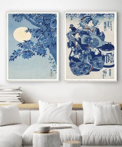 Vintage Hokusai Waves Mount Fuji Japanese Wall Art Canvas Painting Nordic Posters And Prints Wall Pictures 2