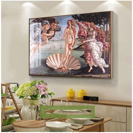 Wall Art Painting for Living Room Home Decor No Frame Classic Famous Painting Botticelli s Birth 3