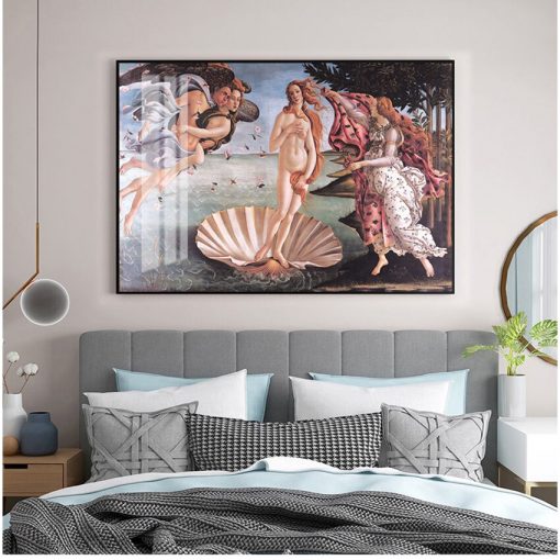 Wall Art Painting for Living Room Home Decor No Frame Classic Famous Painting Botticelli s Birth