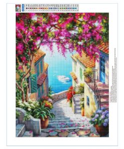 5D DIY Diamond Painting Landscape Animal Flowers Cross Stitch Kit Full Round Diamond Embroidery Mosaic Picture 3