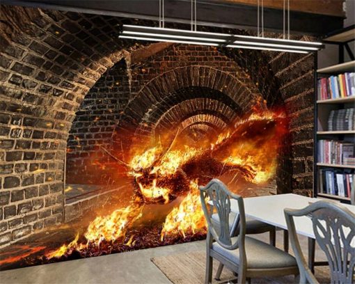 Custom wallpaper 3D tunnel extension space tunnel industrial wind TV sofa background wall murals 3d wallpaper 3