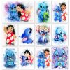 Disney 5D DIY Diamond Embroidery Cartoon Stitch Lilo Picture Mosaic Home Decor Round Drill Diamond Painting