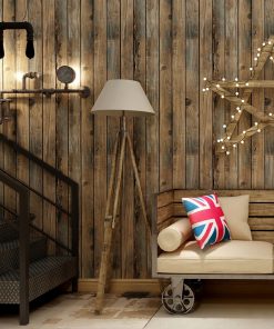 Retro Faux Wood Grain Peel And Stick Wallpaper Self adhesive Wood Plank Wallpaper Roll Removable Vinyl 2