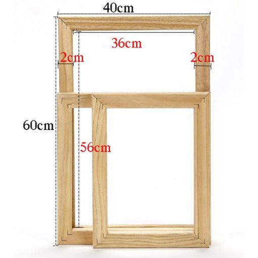 Wood Frame For Canvas Oil Painting Factory Price Picture Nature DIY Frames For Diamond Painting Picture 2