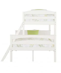 Better Homes Gardens Leighton Kids Convertible Twin Over Full Bunk Bed White toddler bed bunk bed 3