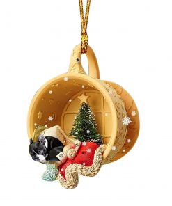 Christmas Pendant Ornaments Christmas Tree Ornaments Indoor Rear View Pendant Navidad 2024 New Year Gift Tree 4