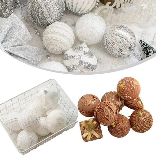 1 Set Christmas Balls Christmas Tree Ornaments Ball Xmas Hanging Tree Pendants Home Party Decor 2023 4